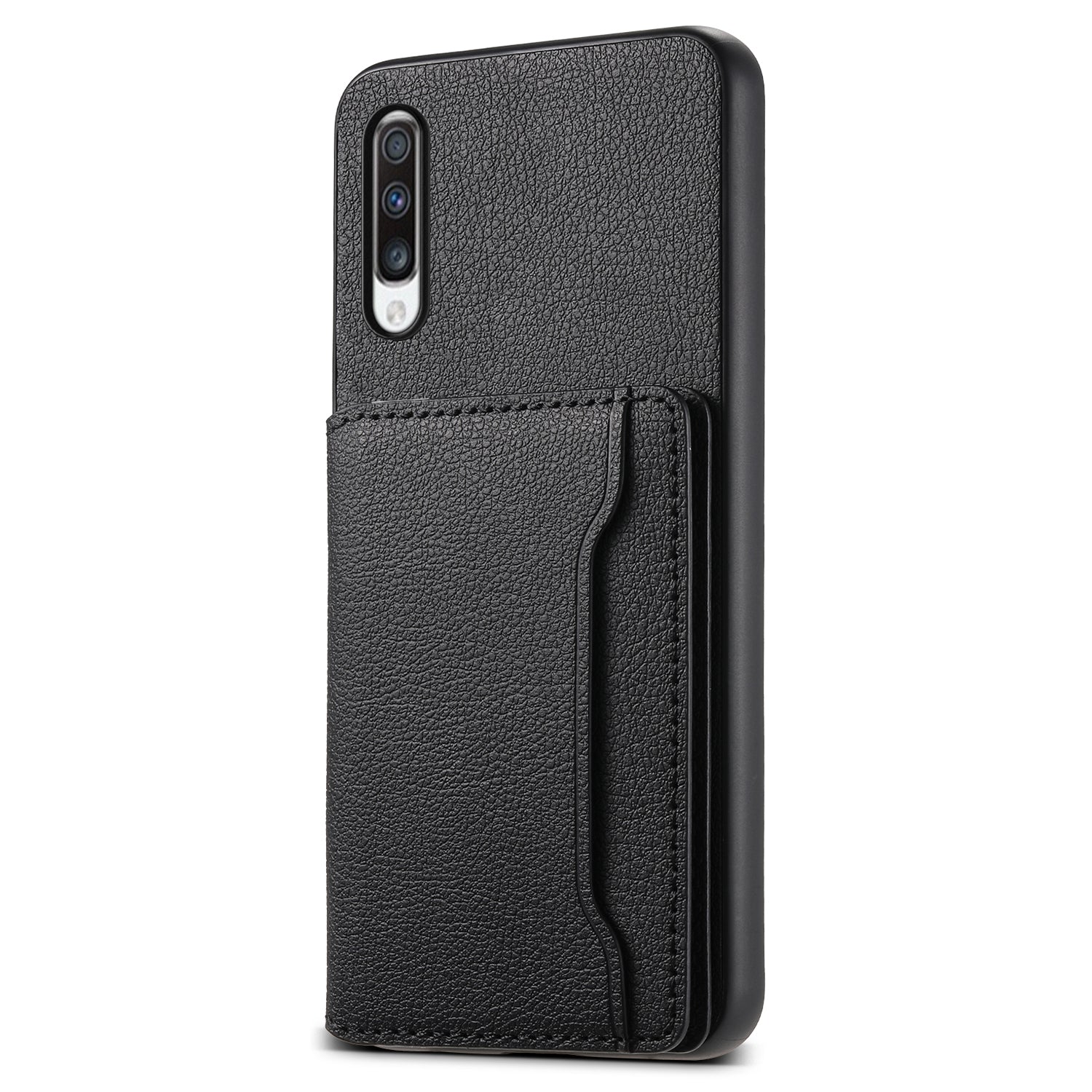 For Samsung Galaxy A70 Case Card Slots TPU+PC+PU Kickstand Phone Cover For Samsung Galaxy A70 Case Card Slots TPU+PC+PU Kickstand Phone Cover